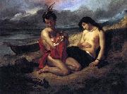Delacroix Auguste, The Natchez